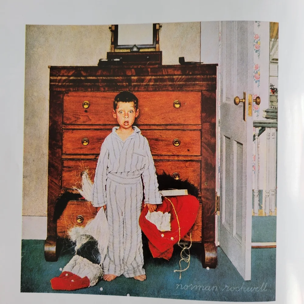 Christmas With Norman Rockwell Oversized Book ~ Holiday ~ Santa ~ FINAL …